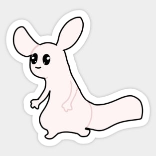 Rain World slugcat [White pack] Sticker